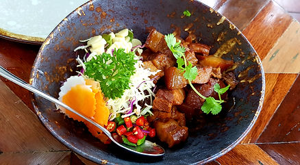 Three Monkeys Spicy Pork Belly